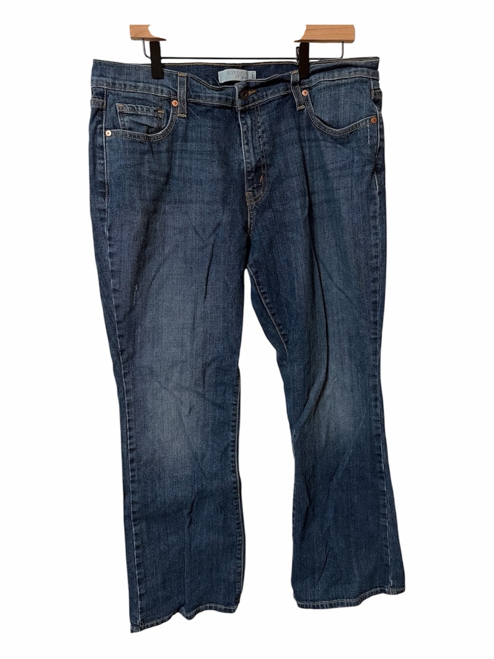 Levi’s 515 Classic Dark Wash Bootcut Jeans - Blue 16 Short